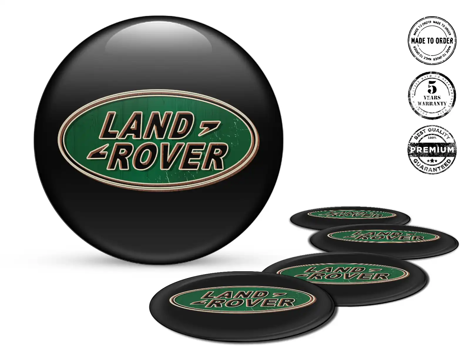Land Rover Pegatinas Bombadas Edición Calcomanías Estilo de Silicona